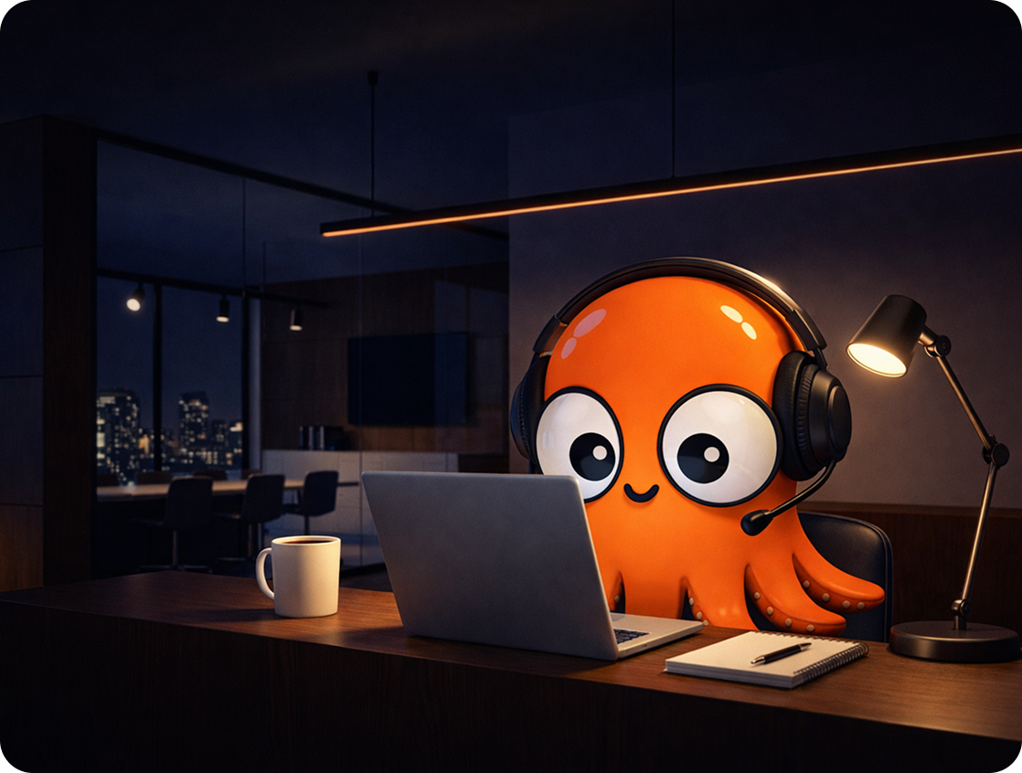 AI receptionist interface